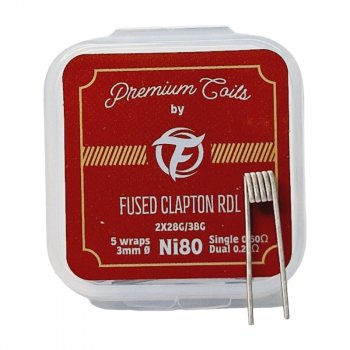 Fumytech grijači 10 kom FUSED CLAPTON RDL NI 80 2*28G/38G