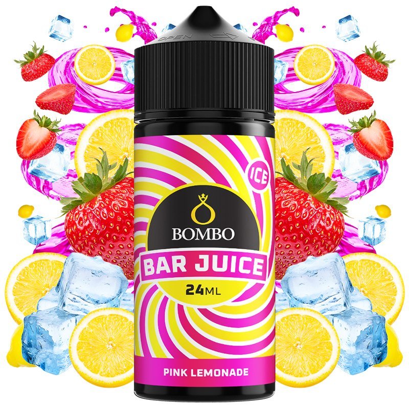 BOMBO BAR JUICE - PINK LEMONADE 24/120 SHAKE