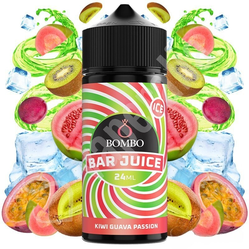 BOMBO BAR JUICE - KIWI GUAVA PASSION 24/120 SHAKE