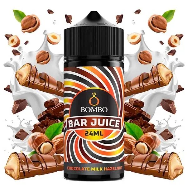 BOMBO BAR JUICE - CHOCOLATE MILK HAZELNUT 24/120 SHAKE