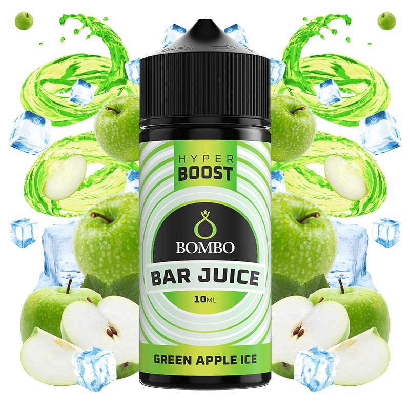 Bombo Bar Juice Hyper Boost Green Apple Ice 10ml