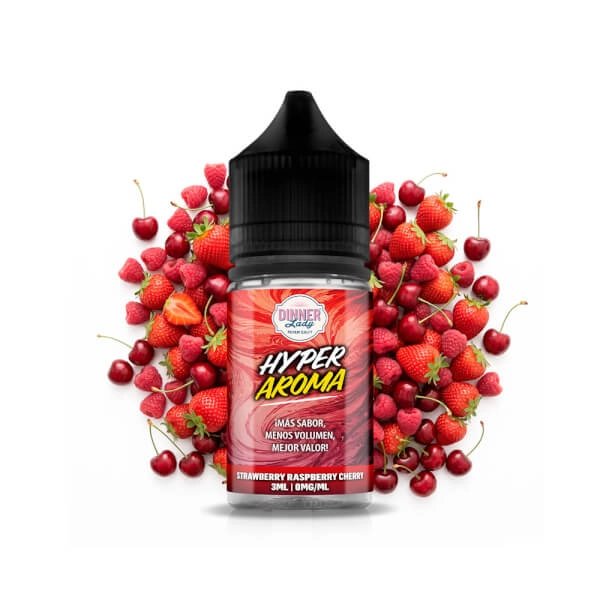 Dinner Lady Hyper 3ml/30ml - Strawberry Raspberry Cherry
