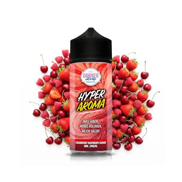 Dinner Lady Hyper 10ml/120ml - Strawberry Raspberry Cherry