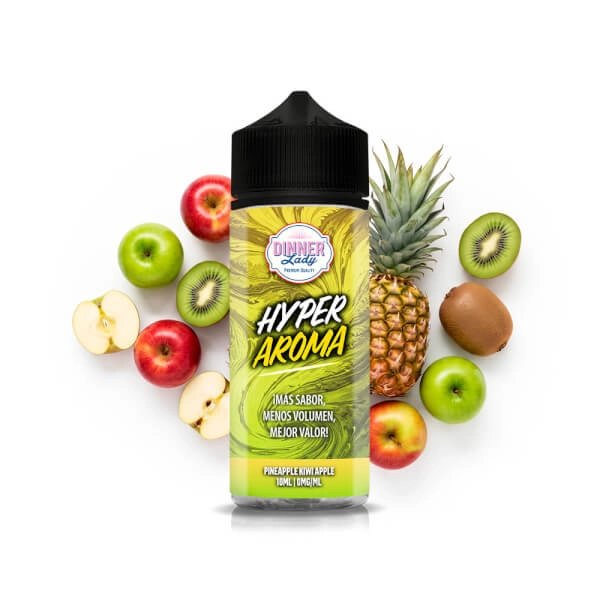 Dinner Lady Hyper 10ml/120ml - Pineapple Kiwi Apple